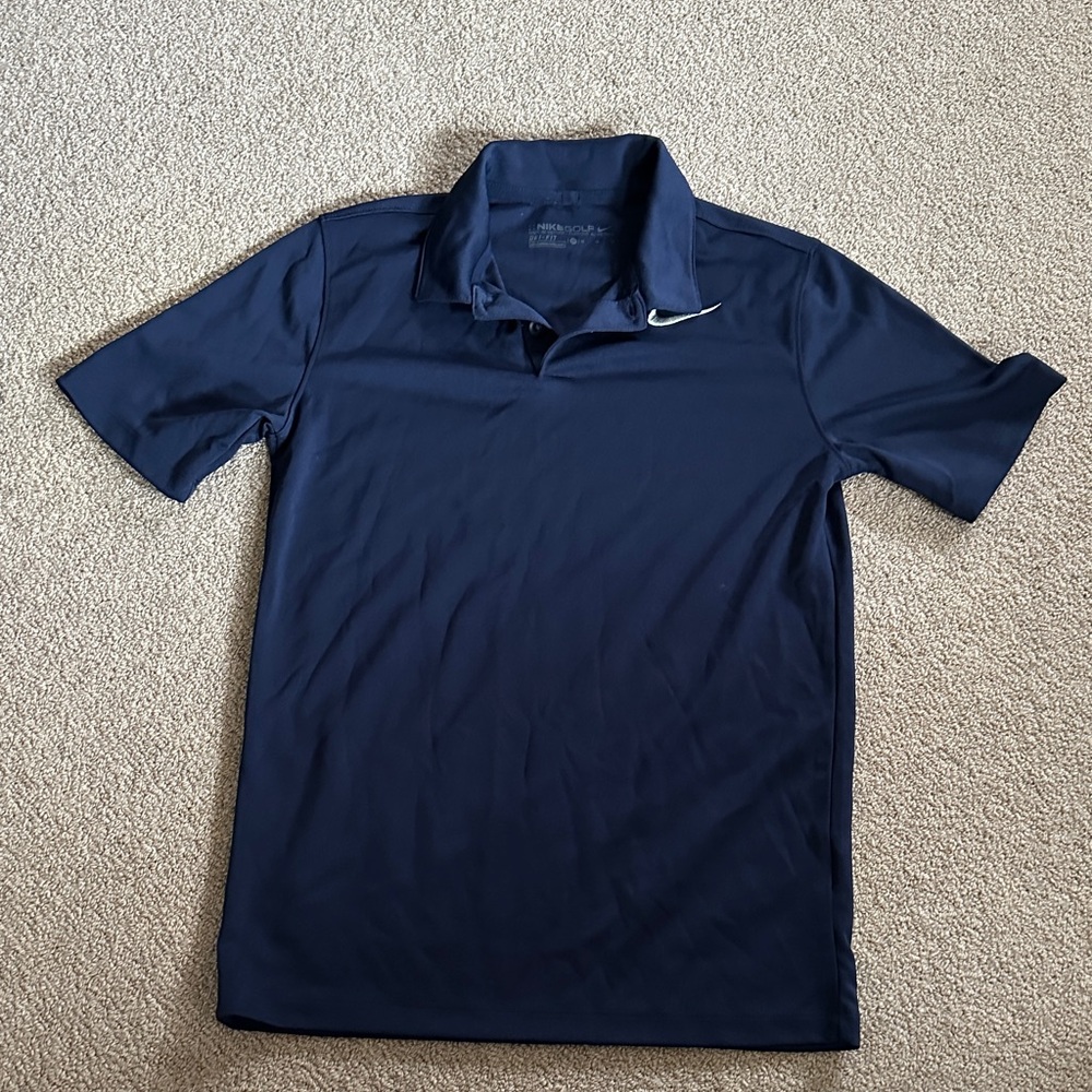 Nike Men's Dark Blue Polo Shirt